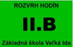 II.B Základná škola Veľká Ida ROZVRH HODÍN