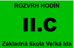 II.C Základná škola Veľká Ida ROZVRH HODÍN